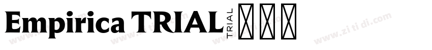 Empirica TRIAL字体转换